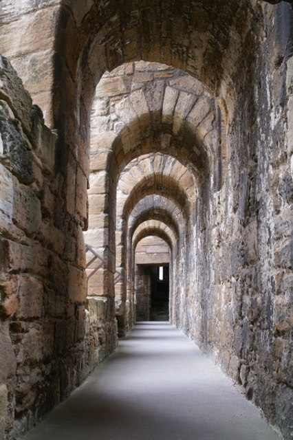 Gallery above the Great Hall, Linlithgow Palace by Mike Pennington