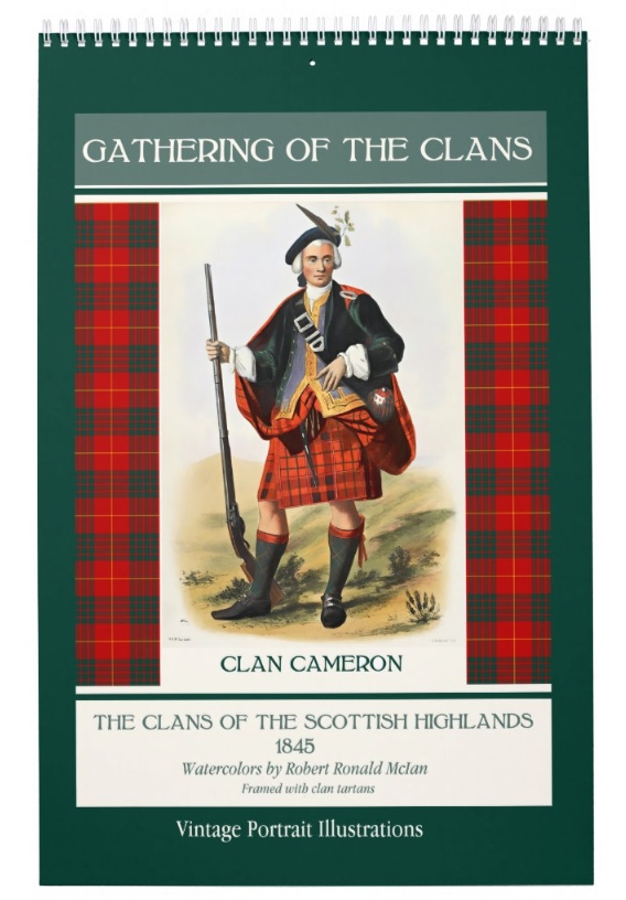 Gathering of the Clans wall calendar