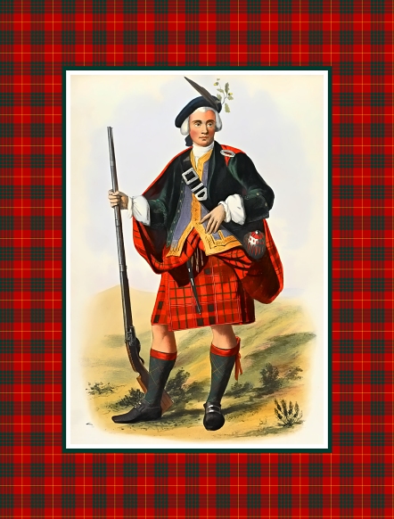 Clan Cameron vintage postcard from Plaidwerx.com