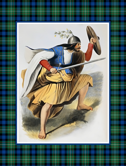 Clan Ferguson vintage postcard from Plaidwerx.com