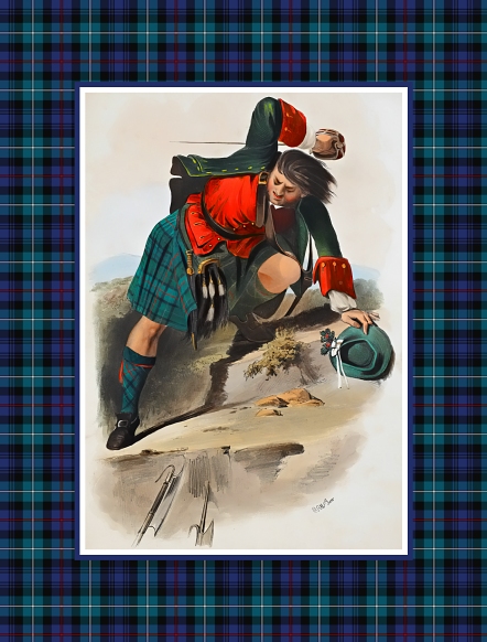 Clan Mackenzie vintage postcard