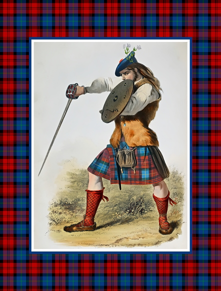 Clan MacLachlan vintage postcard
