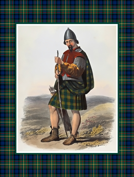 Clan MacLaren vintage postcard from Plaidwerx.com