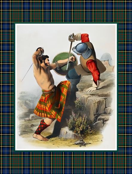 Clan MacMillan vintage postcard