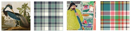 Art inspired plaid patterns