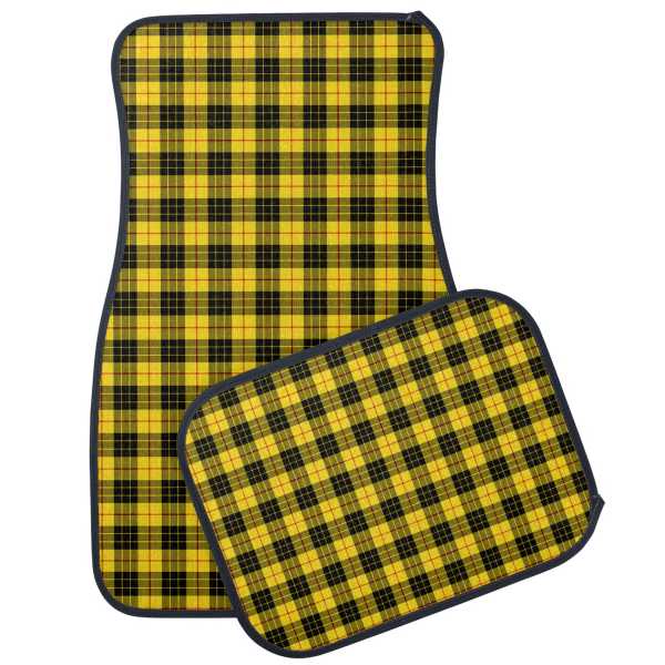 Plaid car mats