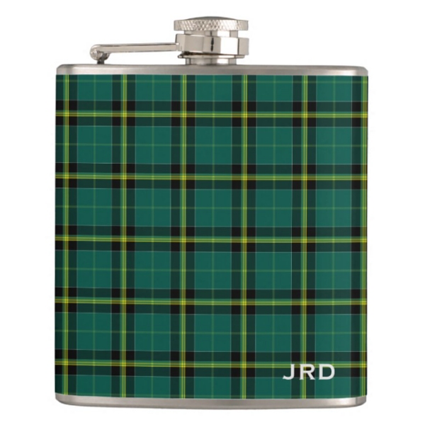 Plaid hip flask