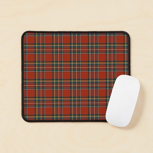 Plaid mouse pad