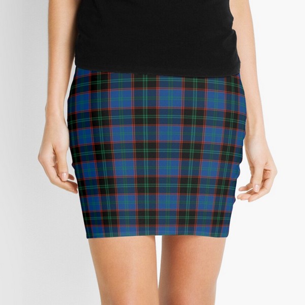 Plaid mini skirt