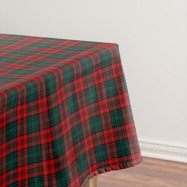 Plaid tablecloth