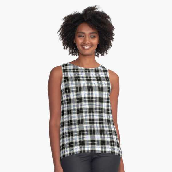 Plaid sleeveless top