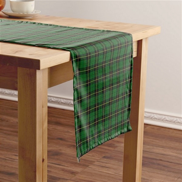 Plaid table runner