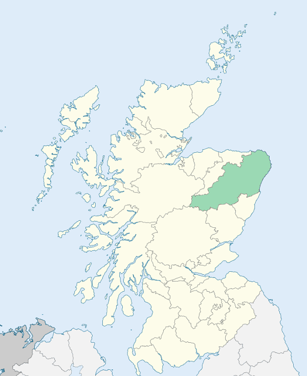 Map of Scottish highland clans and lowland families