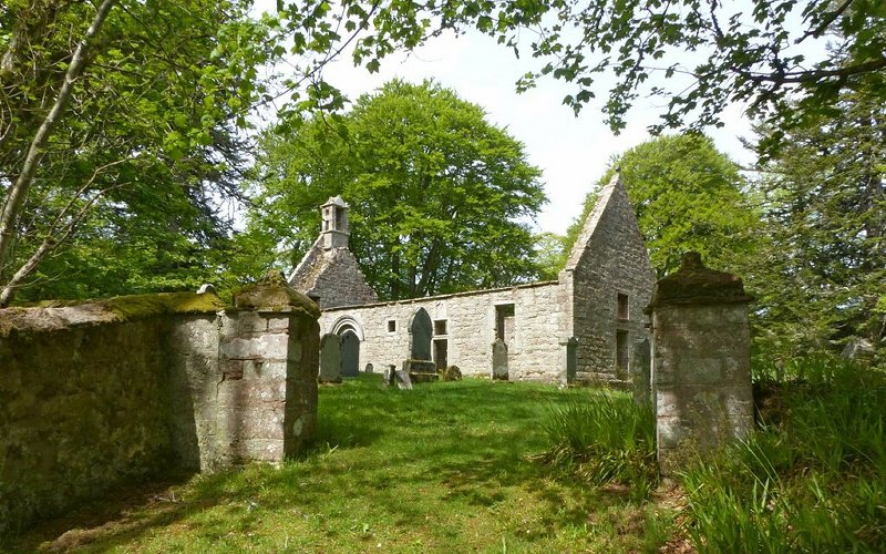 Churchyard gateway, St Mary's Church, Auchindoir by Alan Murray Rust