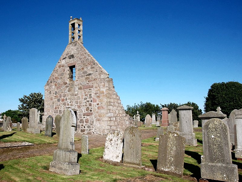 Ruins of Old Belhelvie Kirk by Bill Harrison