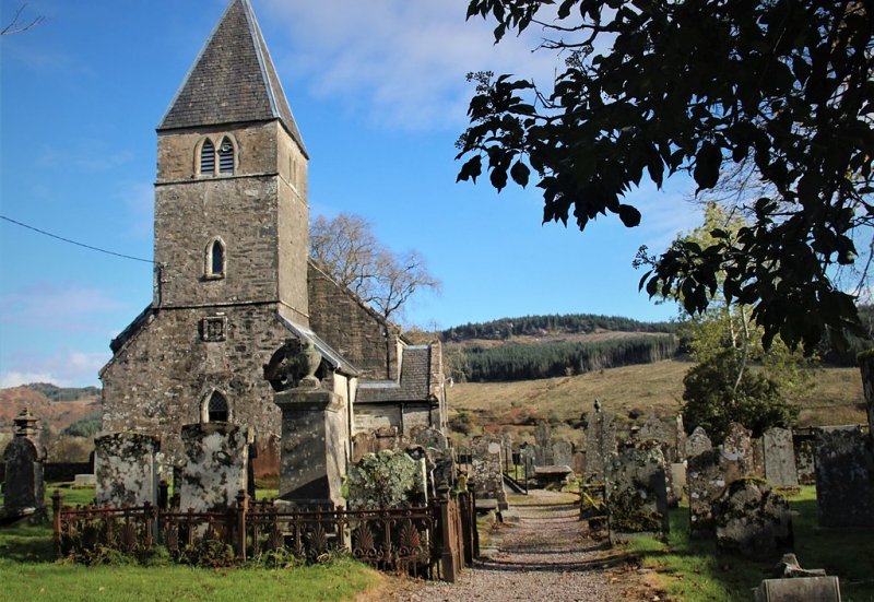 Church at Kilmichael Glassary by Alan Reid