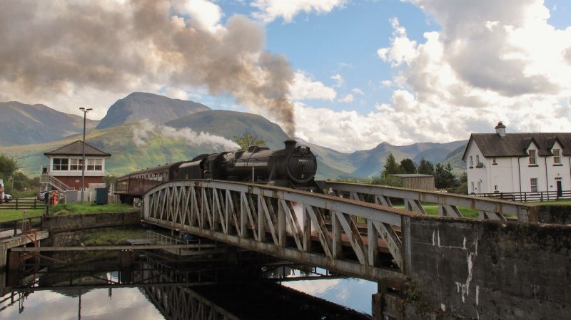 The Jacobite at Banavie by Greg Fitchett