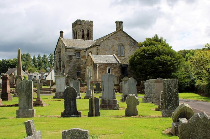 Dunlop Parish Church by Richard Sutcliffe