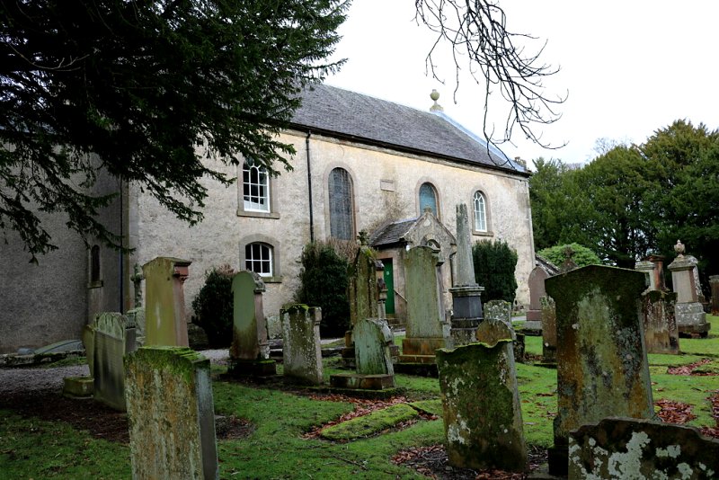 Kirkmichael Parish Church and Graveyard by Billy McCrorie
