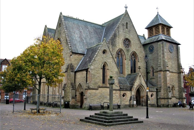 Cumnock Old Church and Mercat Cross by G Laird