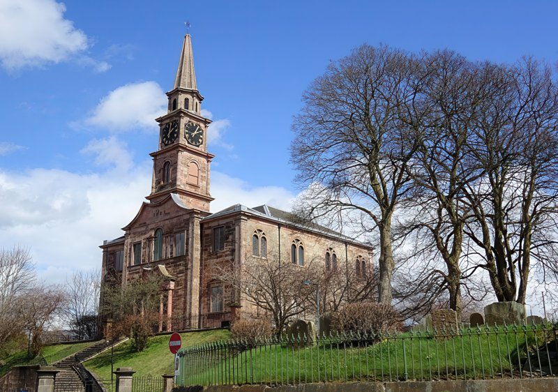 Riccarton Parish Church and Cemetery by Rosser1954