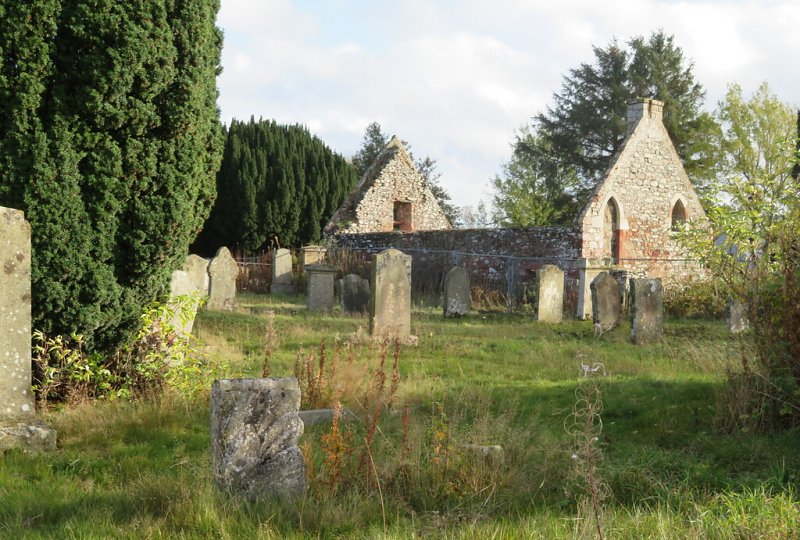 The Auld Kirk at Westruther by M J Richardson
