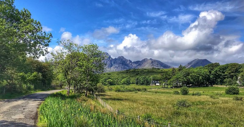 Blabheinn from Kilbride by Ian Hawfinch