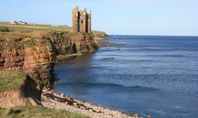 Keiss Castle by Paul E Smith