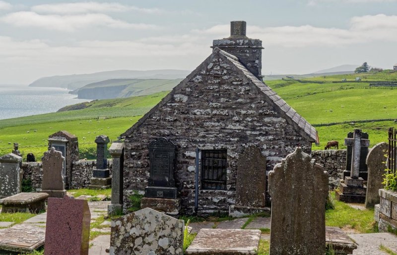 Watch House, Latheron Old Parish Church, Highland by Valenta