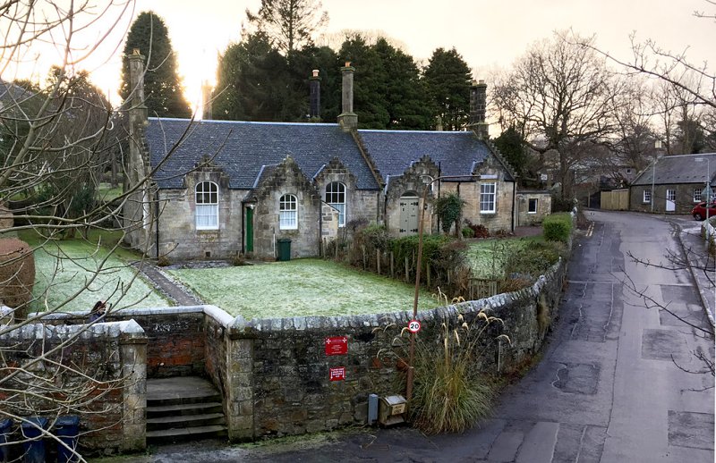 Currie old village by John Allan