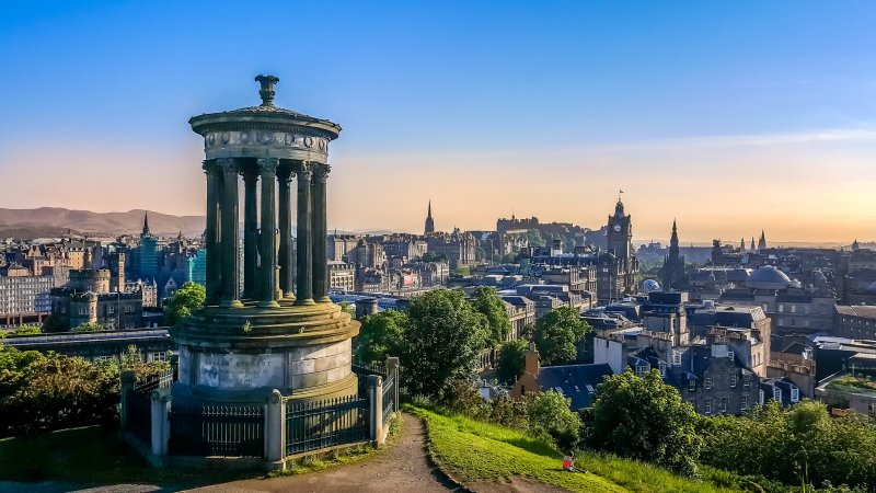 Calton Hill, Edinburgh by Andrei Nicolae
