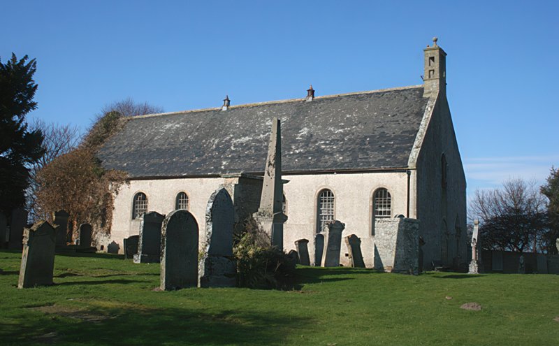 Alves Old Kirk by Anne Burgess
