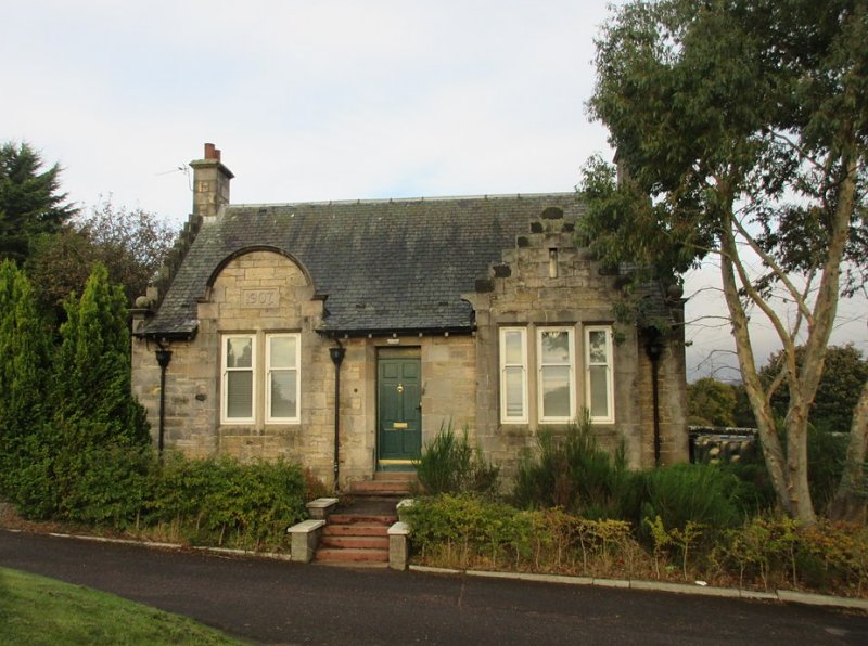 St Drostan's Cemetery Lodge, Markinch by Scott Cormie