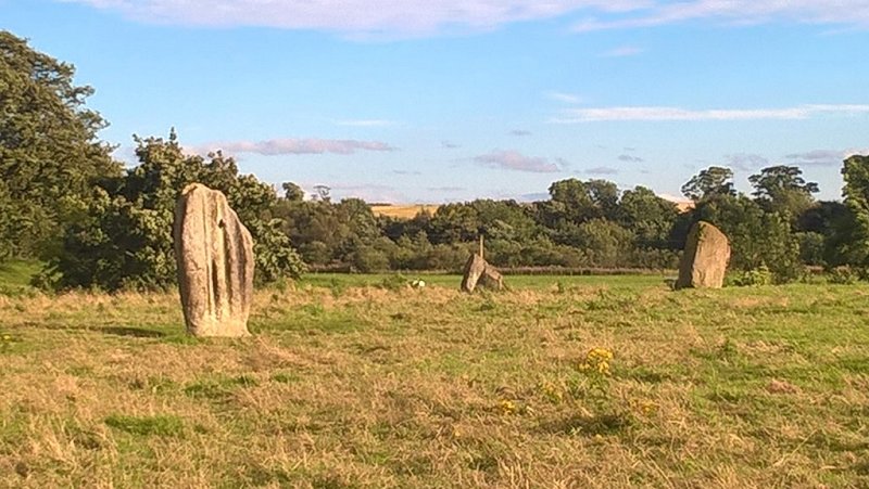 Tuilyies Standing Stones, Torryburn by Anthony Parkes