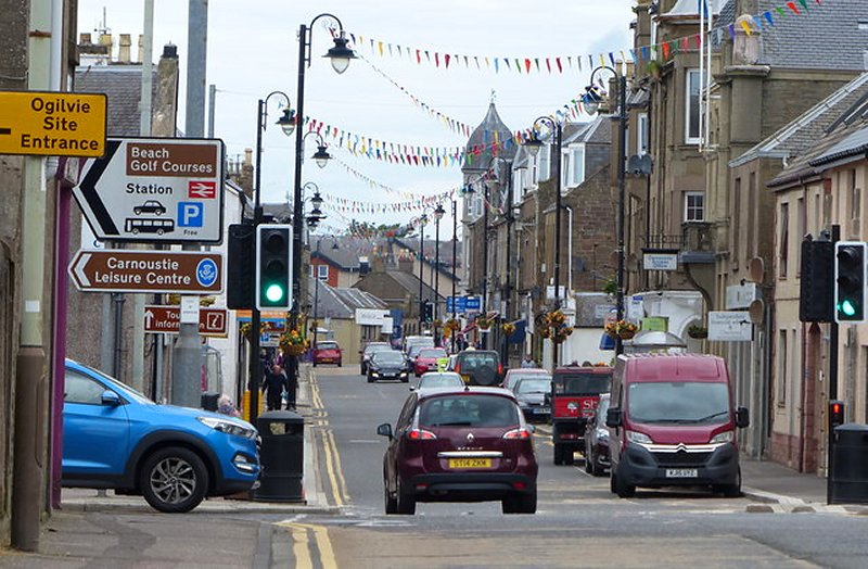 Carnoustie High Street by Mat Fascione