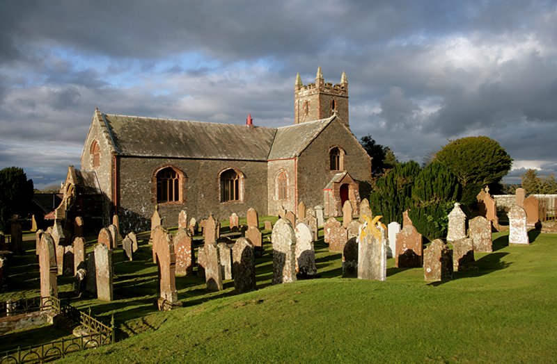 Borgue Parish Church by Walter Baxter