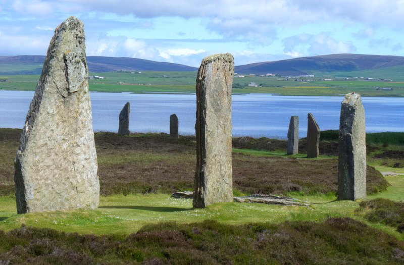 Ring of Brodgar and Loch Harray, by Colin Smith