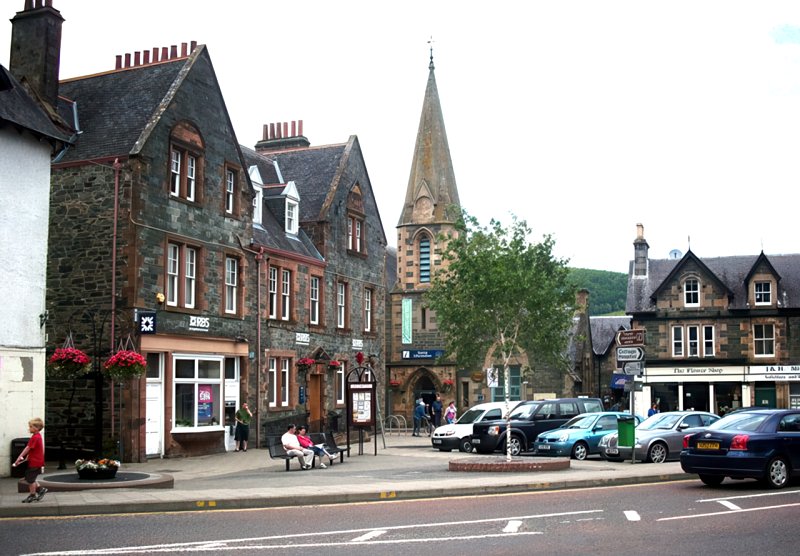 The Town Centre, Aberfeldy by James Denham