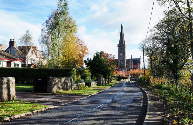 Bamff Road, Alyth by Trevor Littlewood