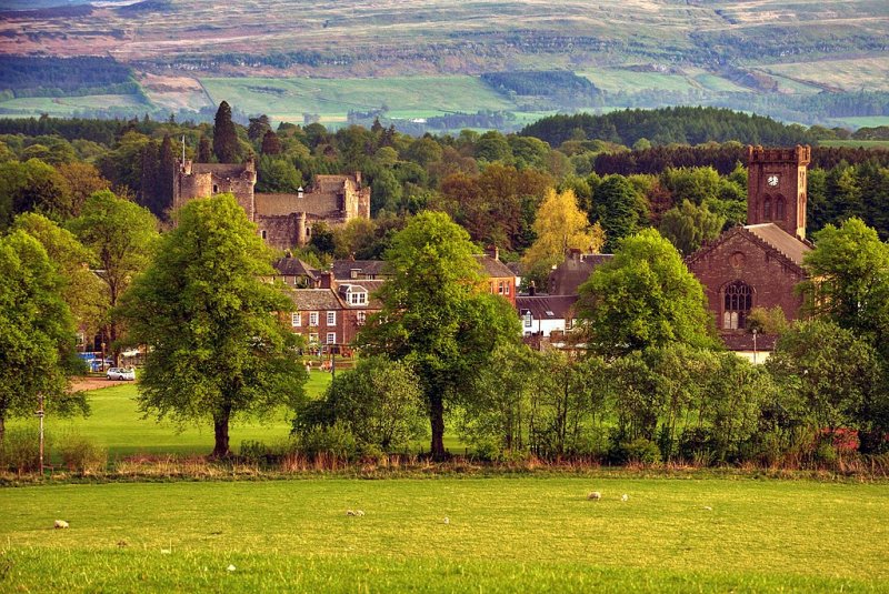 Doune Castle and Church by Neil Aitkenhead