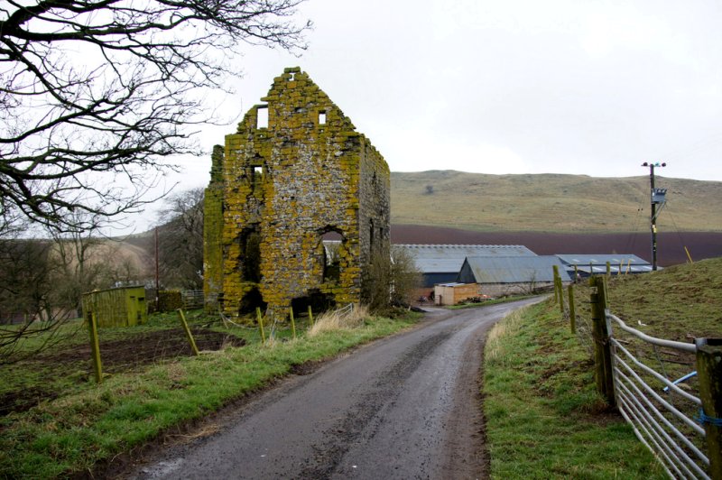Evelick Castle, Kilspindie by Mike Pennington