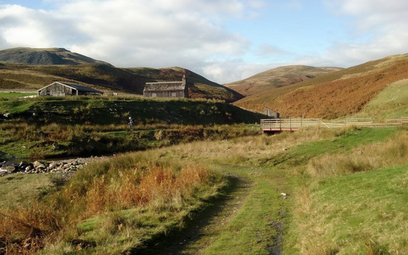 Bridge near Logiealmond Lodge by Gordon Brown