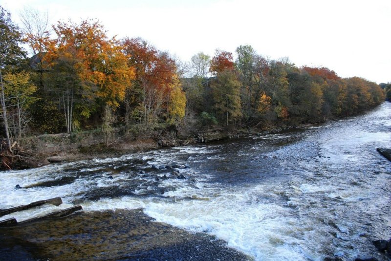 The River Ericht at Rattray by Richard Sutcliffe