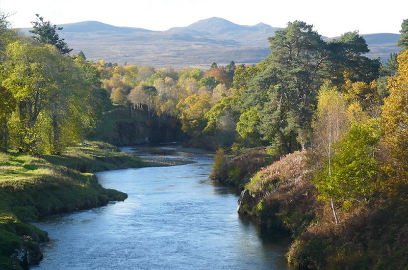 River Carron at Cornhill by Sylvia Duckworth
