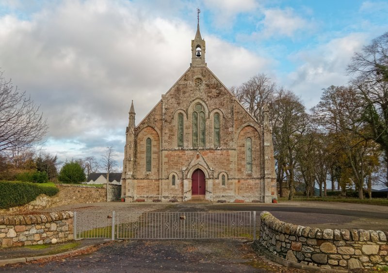 Knockbain Parish Church by Valenta