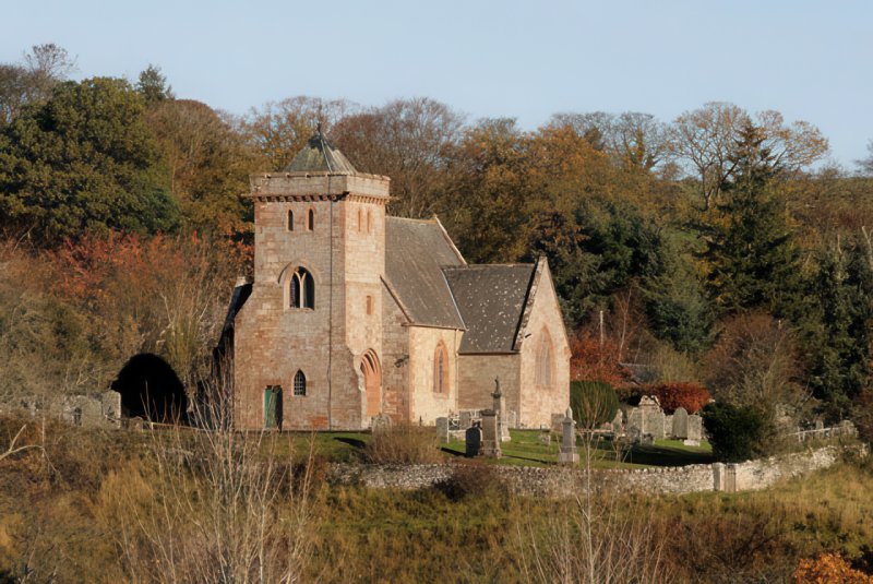 Ruberslaw Parish Church, Bedrule by Walter Baxter