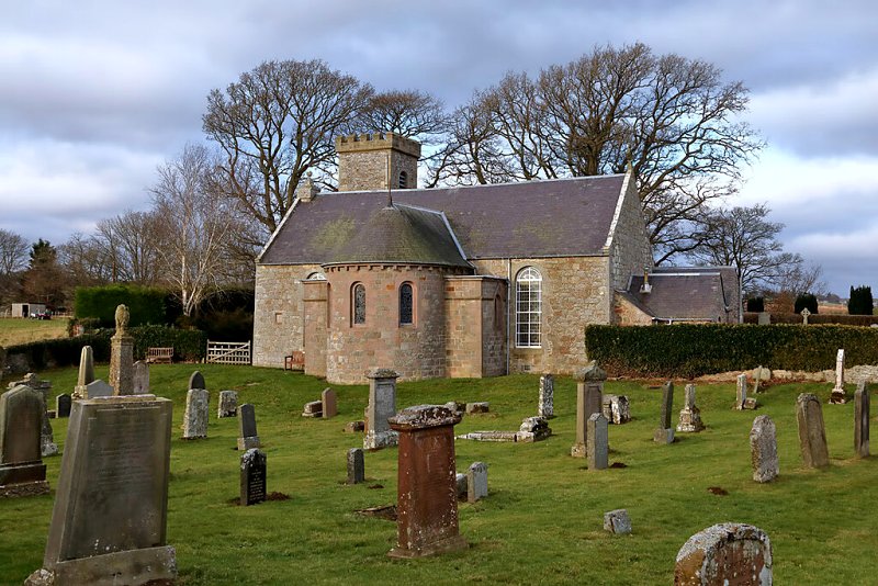 Lilliesleaf Parish Church by Walter Baxter