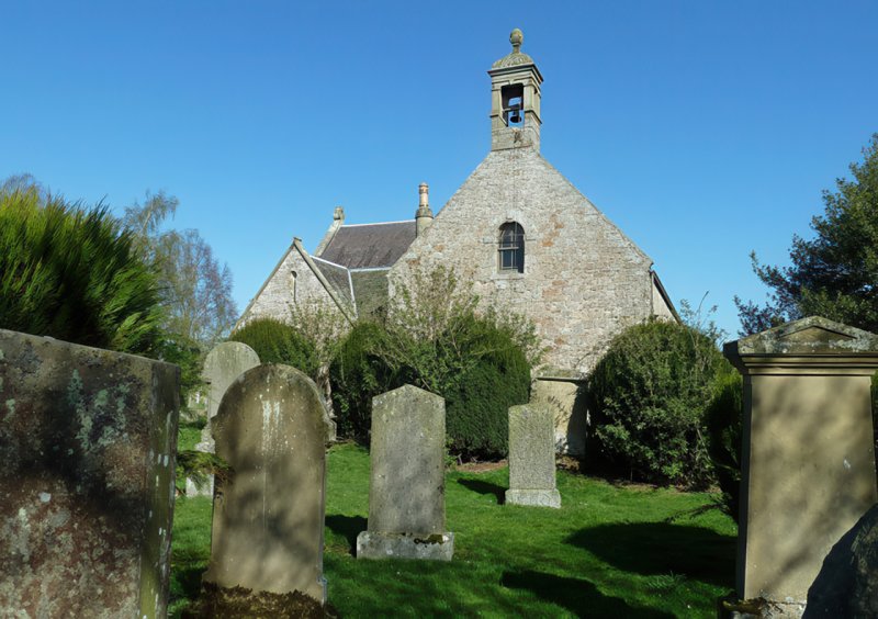 Roxburgh Kirk & Graveyard by Mary and Angus Hogg