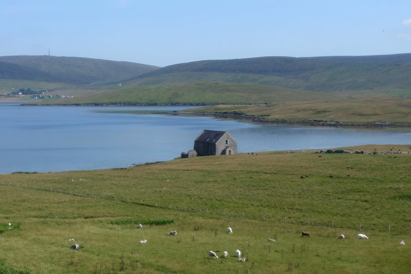 Old Sandsting Church, Semblister by Robert Sandison