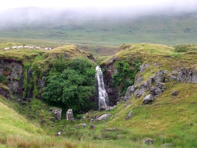Waterfall on the Banton Burn by Robert Murray
